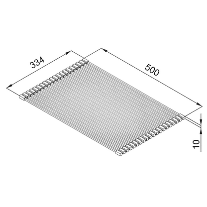 ELLECI - ARS023GR Edényszárító Rollmat 500 szürke