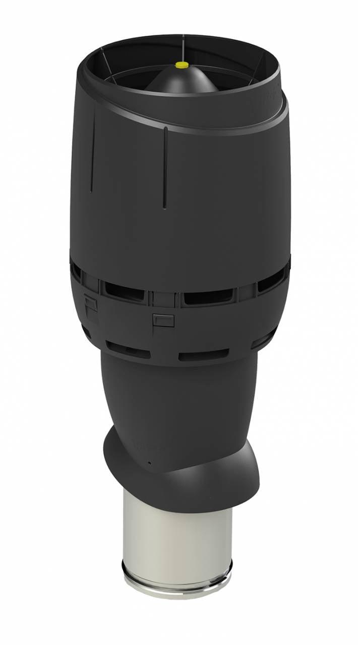 VILPE 160P/IS/500 FLOW tetőszellőző, fekete