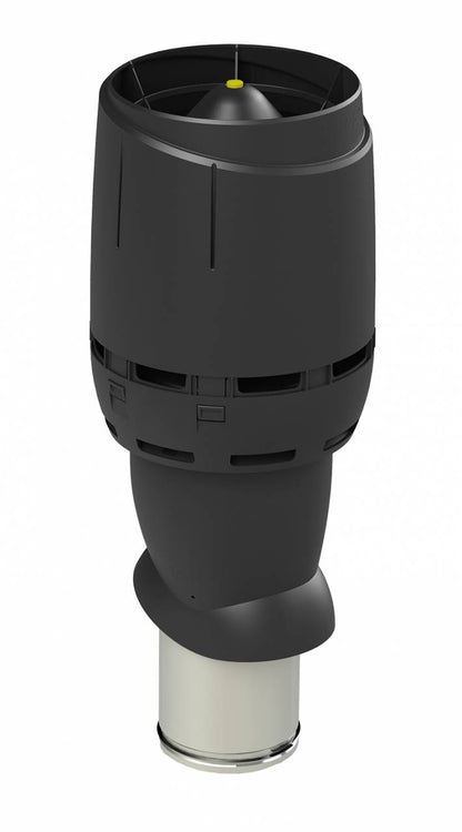 VILPE 160P/IS/500 FLOW tetőszellőző, fekete