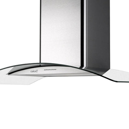 Cata - Páraelszívó ISLA GAMMA 900 X/E inox-üveg LED + Cata PROFESSIONAL edényszett - A készlet erejéig rendelhető!