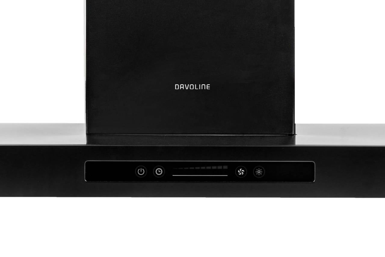 Davoline - Páraelszívó RAVEN PRO BLACK 60 cm fekete