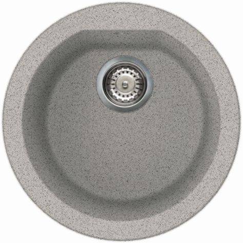 ELLECI - Mosogatótálca Fox ROUND G55 grigio Pietra - Kifutó termék!