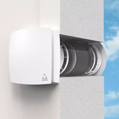 HOLTOP/AIRWOODS AV-TTW6-W egyhelyiséges hővisszanyerős szellőztető automata zsaluval, WiFi csatlakozással