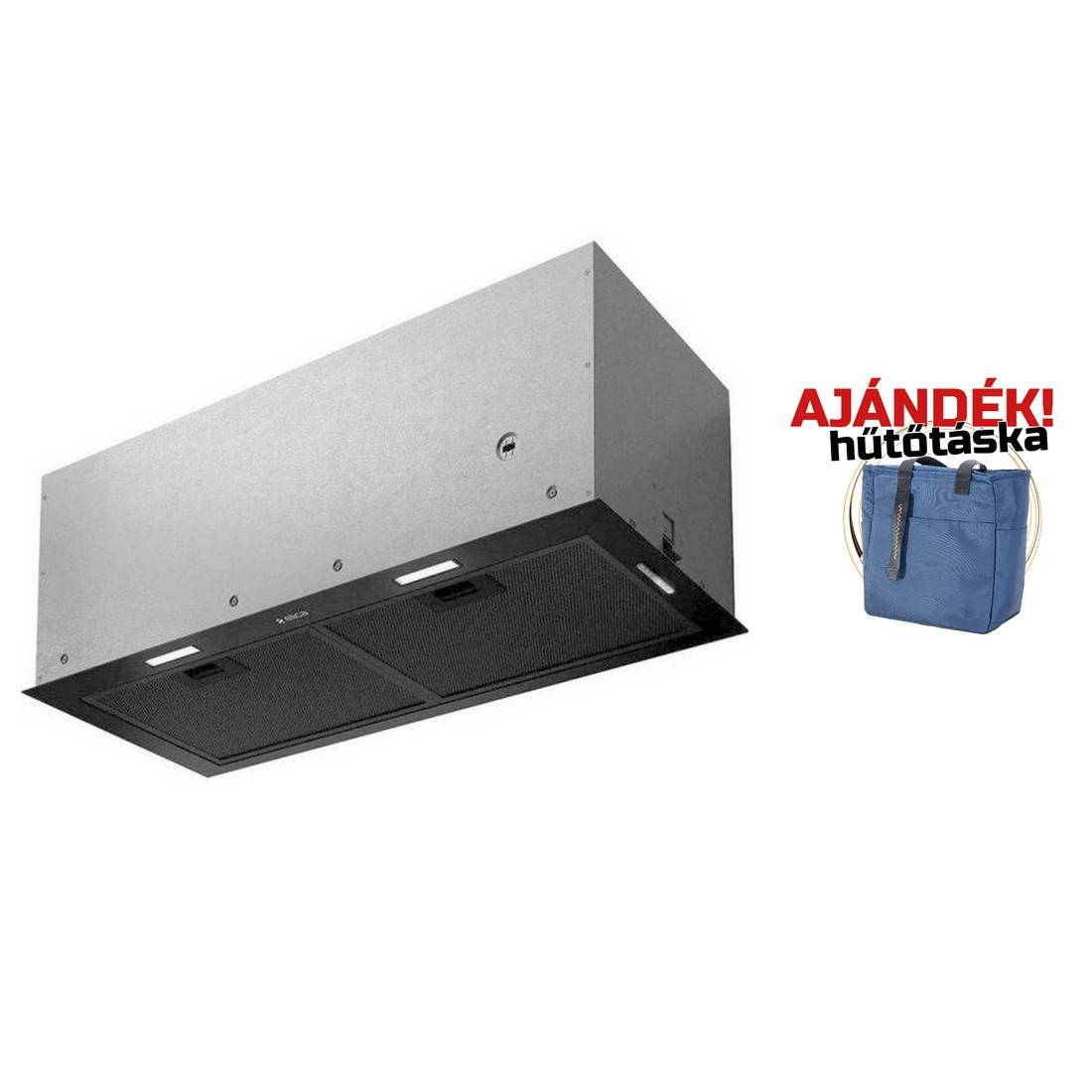 Elica - Páraelszívó FOLD BL MAT/A/72 fekete + hűtőtáska