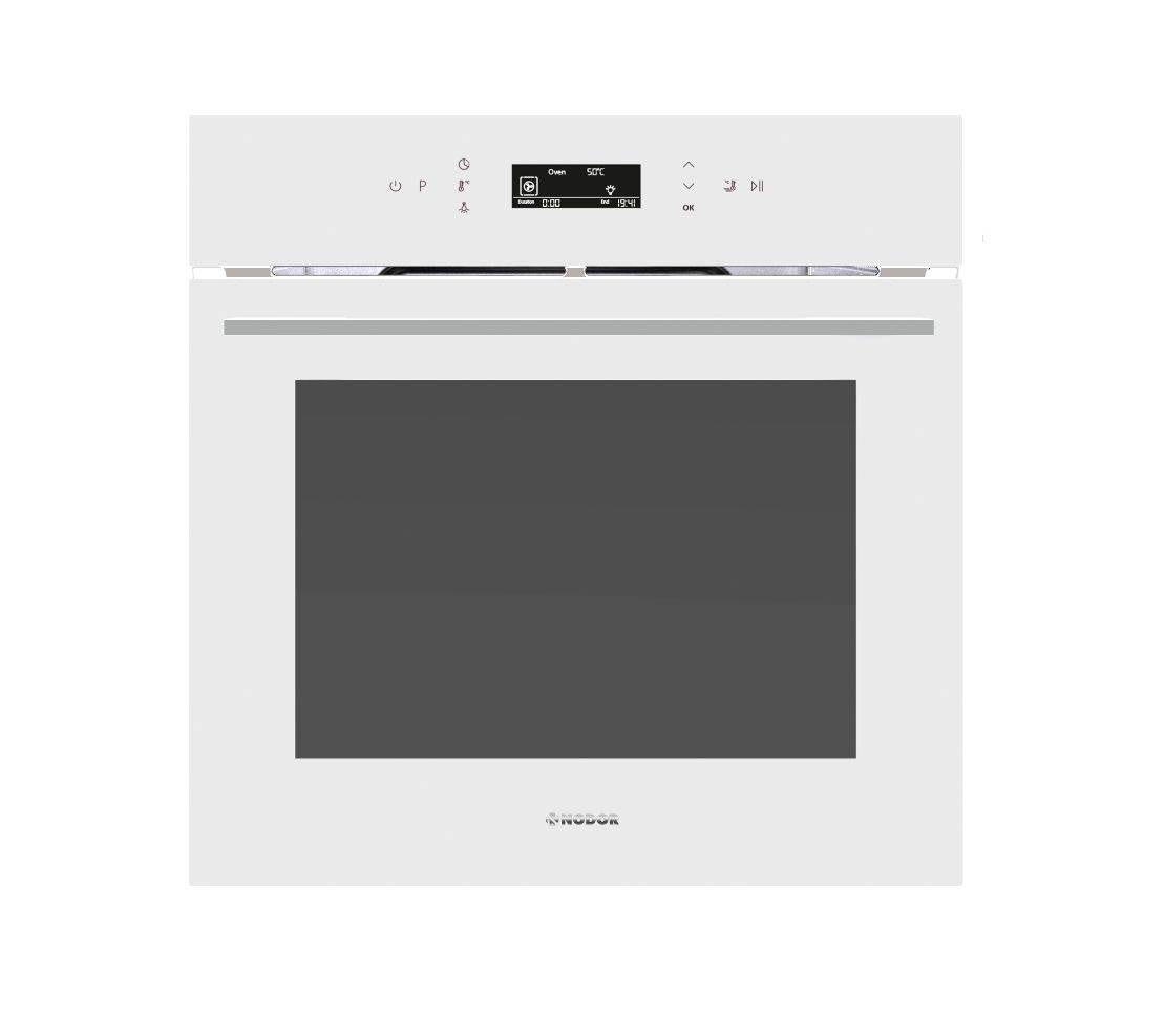 NODOR - Beépíthető sütő NorChef MO-6800 SW fehér AIR FRYER