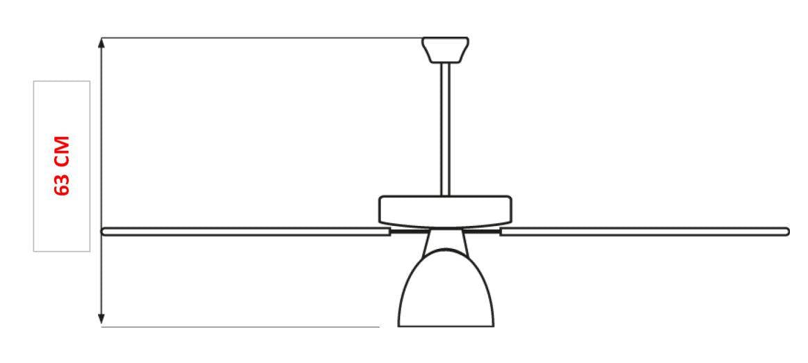 ARDES 5A120L Mennyezeti ventilátor 120 cm