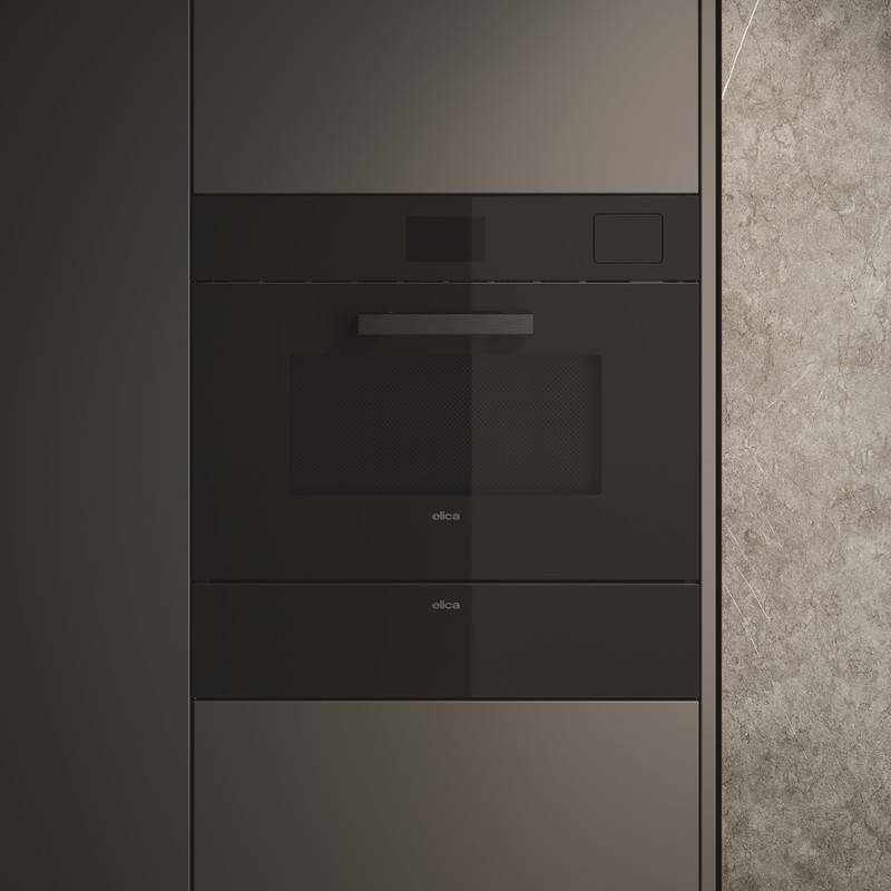 ELICA - Beépíthető gőzsütő + mikro VIRTUS COMBI STEAM MW 645 TFT BL
