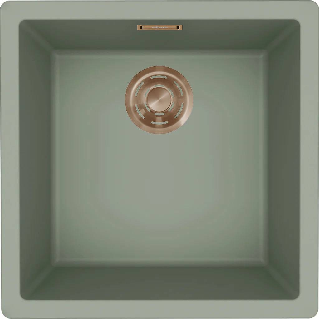 ELLECI - Mosogatótálca Zen-F 102 K82 Sage bronz tartozékokkal