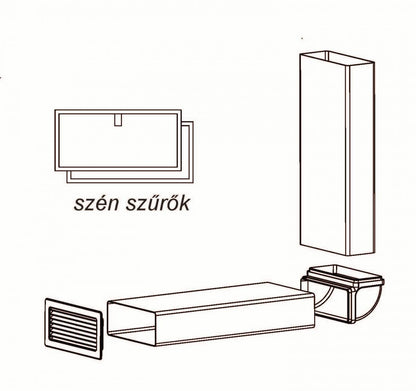 SIRIUS - Páraelszívó aktívszén szűrőkészlet, S-DDH6