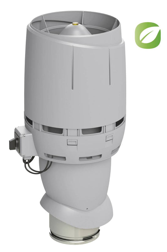 VILPE - Tetőventilátor FLOW ECo160P/500 világosszürke