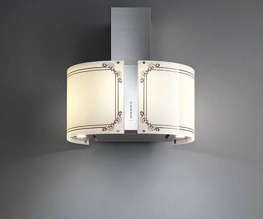 FALMEC OUTLET - Páraelszívó MIRABILIA Round 67 inox T80 LED + MIRABILIA üveg LIBERTY 67 - Kiállított bemutató termék!