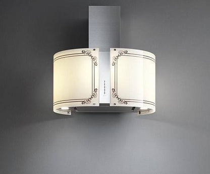 FALMEC OUTLET - Páraelszívó MIRABILIA Round 67 inox T80 LED + MIRABILIA üveg LIBERTY 67 - Kiállított bemutató termék!