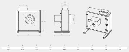 BVN - Ventilátor BKEF 315T