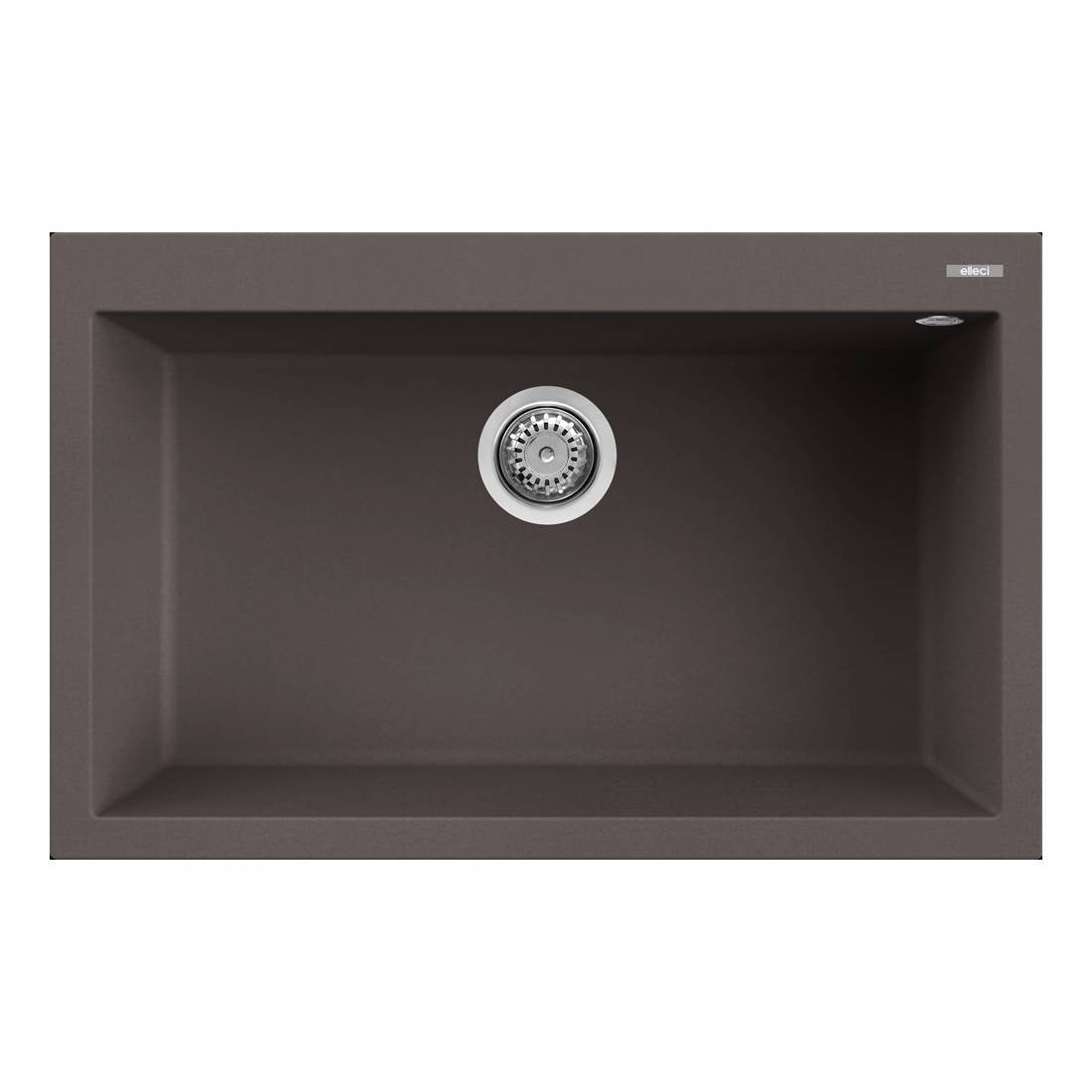 Elleci OUTLET - Mosogatótálca Quadra 130 K87 Cocoa