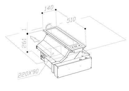 Sirius - Páraelszívó S-DD20 MIDDLE BRUSHLESS Inox