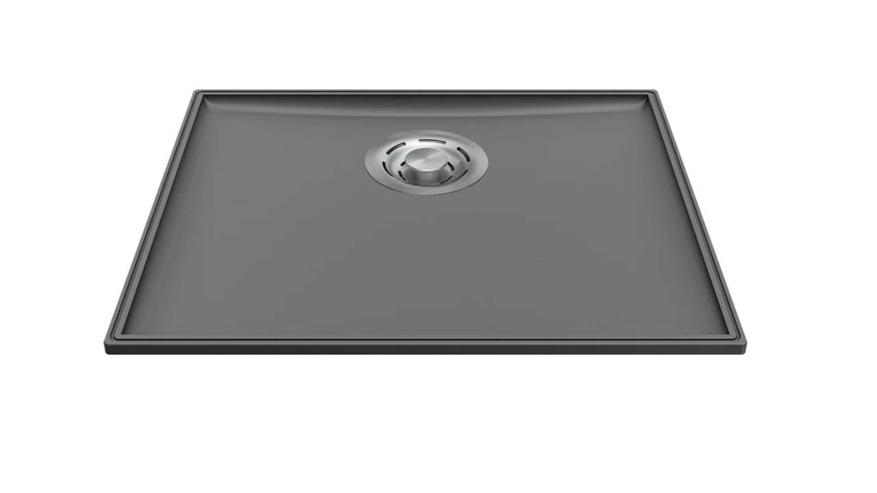 ELLECI - Mosogatótálca medencefenék Essenza 50 K99 Concrete inox tartozékokkal