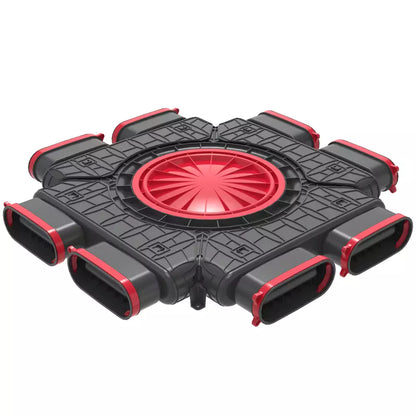 HEATPEX - Osztódoboz lapos csatornához 573x573x62 8x50 mm