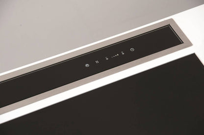 Sirius - Páraelszívó S-DD2 TC/L EM 118 Fekete üveg/inox motor nélkül