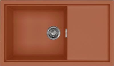 ELLECI - Mosogatótálca Sintesi 410 K83 Clay inox tartozékokkal