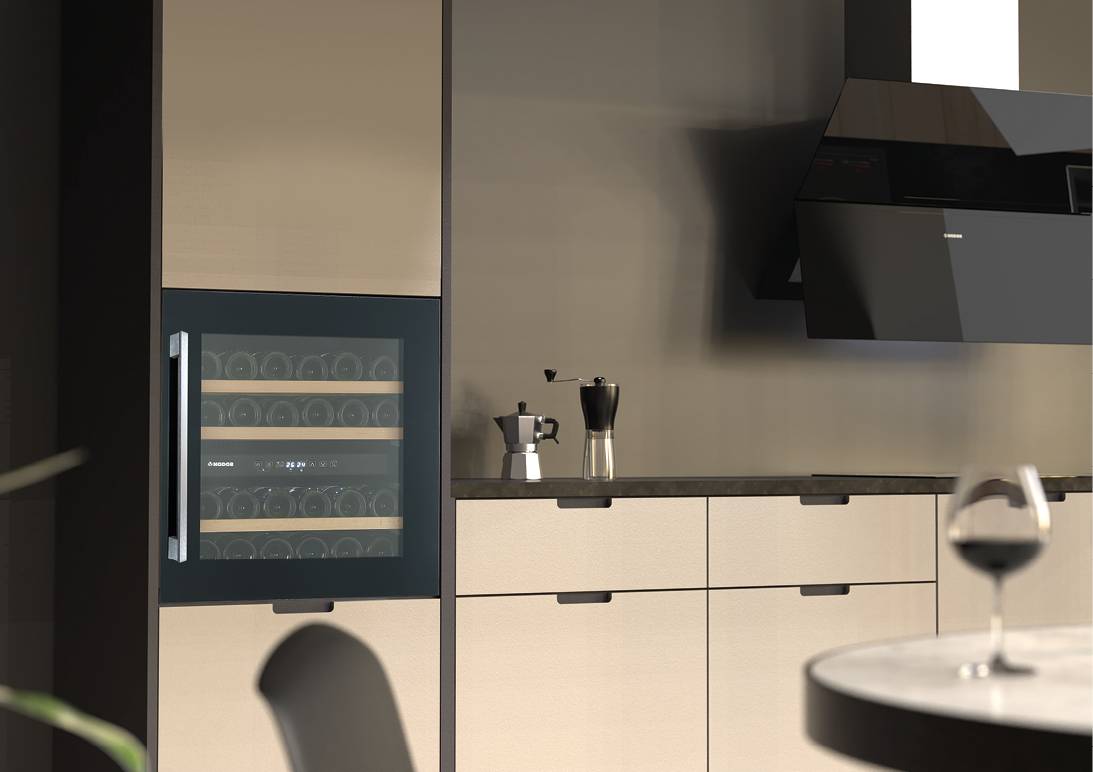 NODOR - Beépíthető borhűtő NorCare V-36 BK