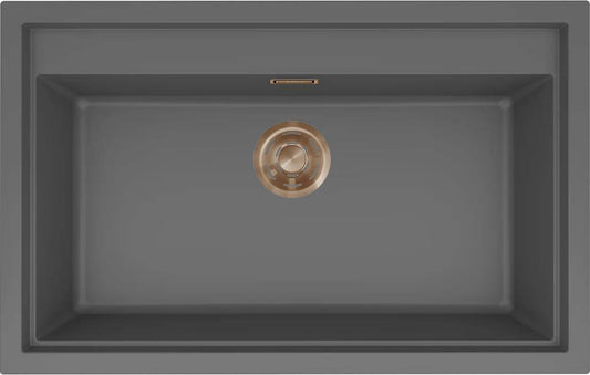 ELLECI - Mosogatótálca Sintesi 130 K99 Concrete bronz tartozékokkal