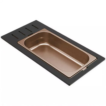 ELLECI - Tároló edény egyrészes gourmet 433 HPL kerettel - Bronz