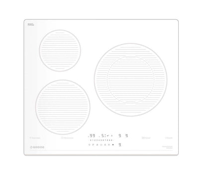 NODOR - Beépíthető indukciós főzőlap NorCoock IH-N6286 SW fehér Hob to Hood