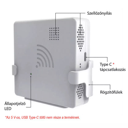 HOLTOP IAQ inteligens levegőminőség érzékelő, WiFi-s változat (2,4G)