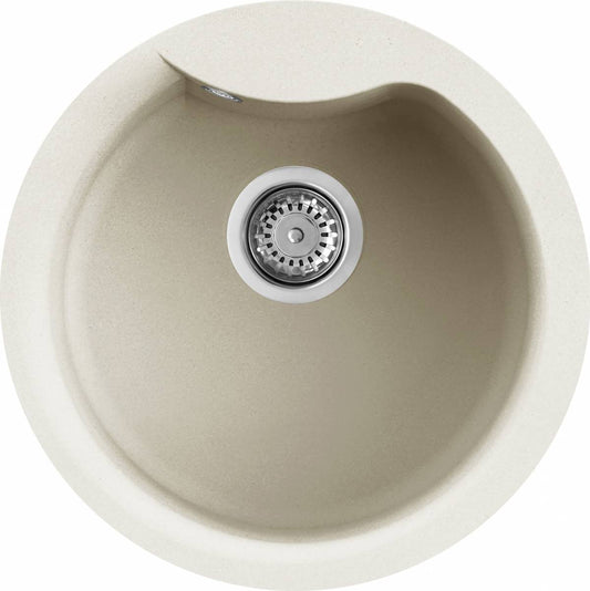 ELLECI - Mosogatótálca Ego ROUND G62 Bianco Antico