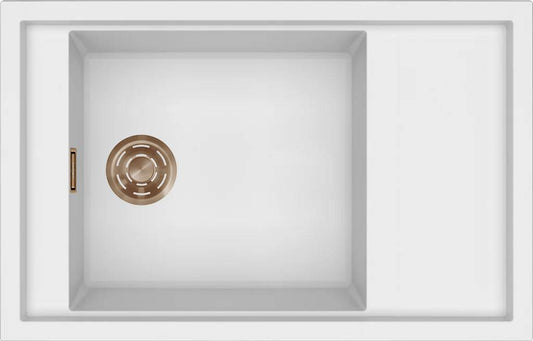 ELLECI - Mosogatótálca Sintesi 305 K96 White bronz tartozékokkal