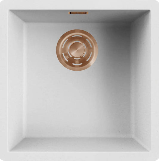 ELLECI - Mosogatótálca Zen 102 K96 White bronz tartozékokkal