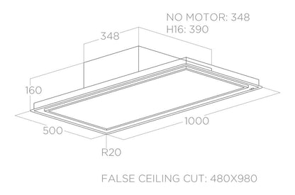 Elica - Páraelszívó SKYDOME NO MOTOR A/100 motor nélkül