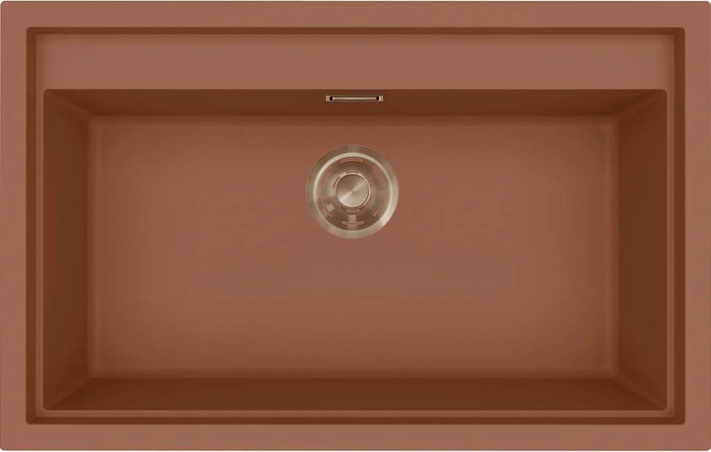 ELLECI - Mosogatótálca Sintesi 130 K83 Clay bronz tartozékokkal