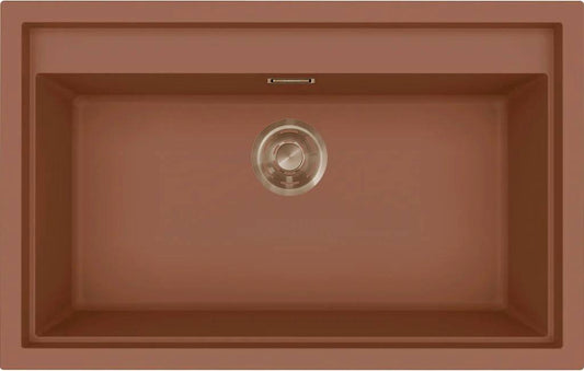 ELLECI - Mosogatótálca Sintesi 130 K83 Clay bronz tartozékokkal