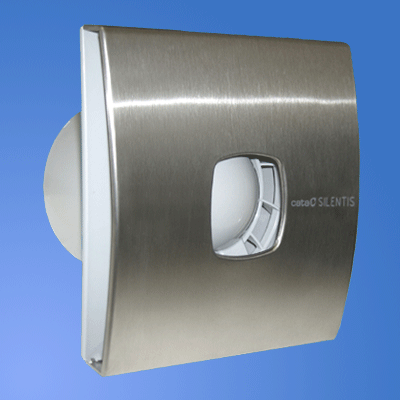 Cata Silentis 12 Inox ventilátor beépített pillangószeleppel