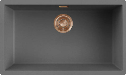 ELLECI - Mosogatótálca Zen-F 130 K99 Concrete bronz tartozékokkal