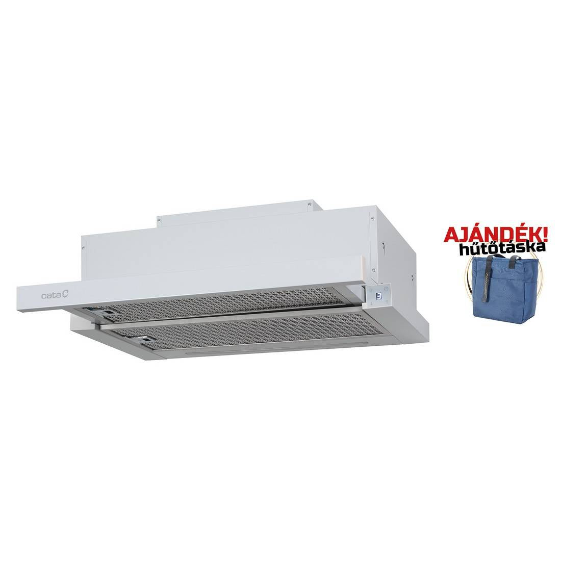 Cata - Páraelszívó TFH-6630 WH LED brushless fehér + hűtőtáska