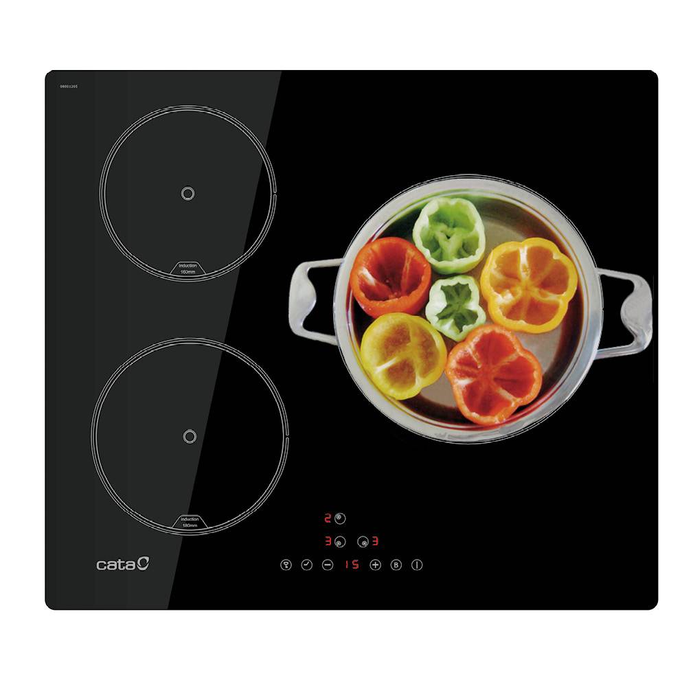 CATA - Beépíthető indukciós főzőlap IB-6403 E2 BK Hob to Hood