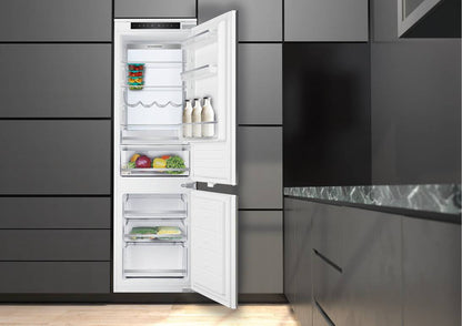 NODOR - Beépíthető hűtőszekrény kombinált NorFrost HAIL-177 TNF BI SL + Ajándék Hűtőtáska