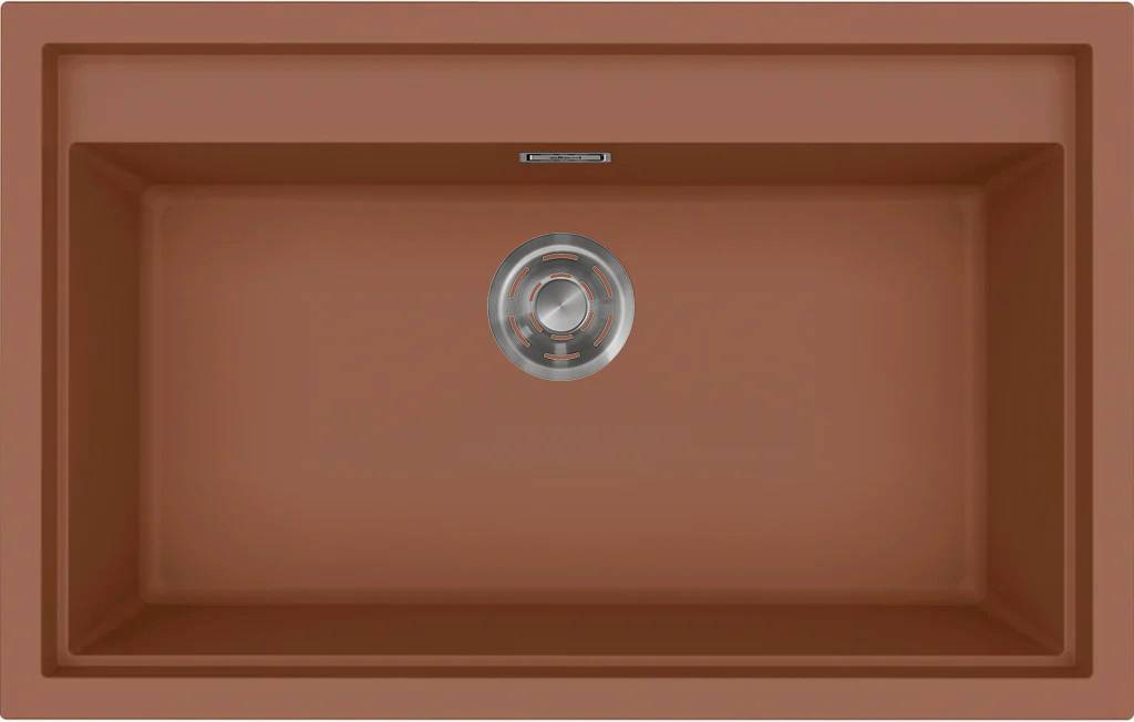ELLECI - Mosogatótálca Sintesi 130 K83 Clay inox tartozékokkal
