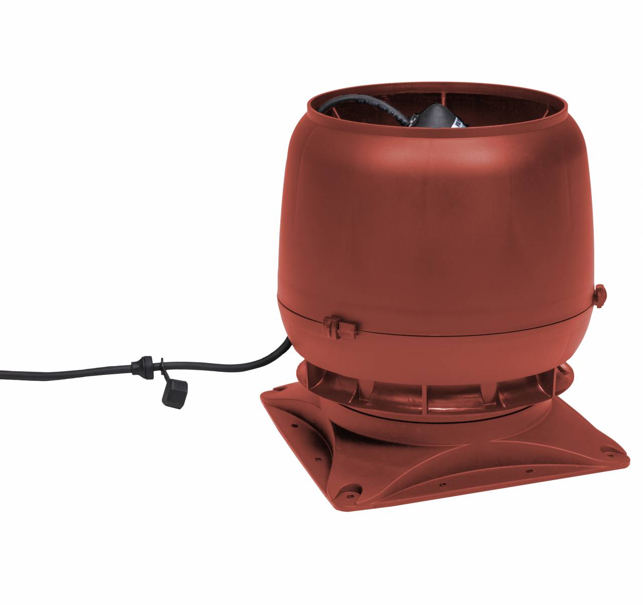 VILPE E190S tetőventilátor + IS, vörös