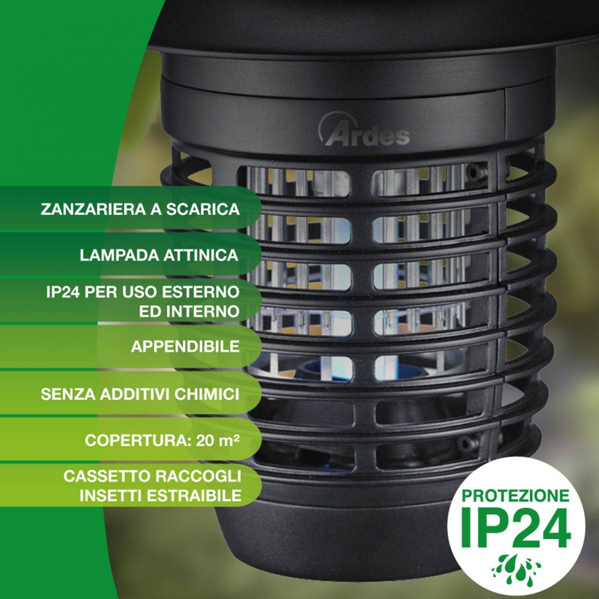 ARDES 6S03 Elektromos rovarcsapda IP24
