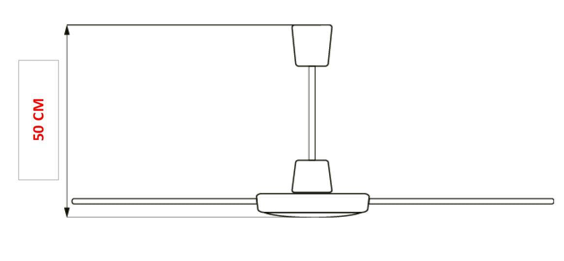 ARDES 5A90 Mennyezeti ventilátor 90 cm