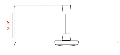 ARDES 5A90 Mennyezeti ventilátor 90 cm
