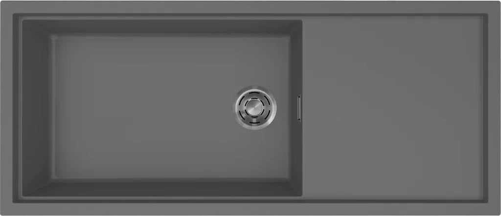 ELLECI - Mosogatótálca Sintesi 510 K99 Concrete inox tartozékokkal