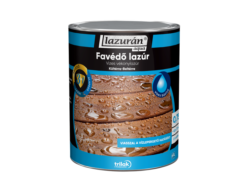 Lazurán Aqua favédő lazúr 3in1