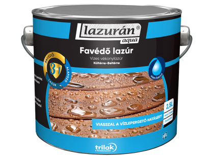 Lazurán Aqua favédő lazúr 3in1