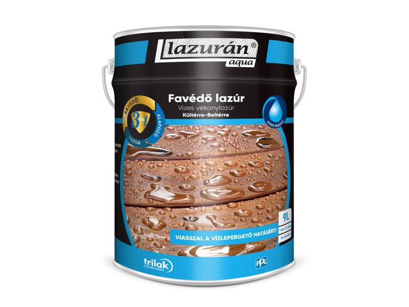 Lazurán Aqua favédő lazúr 3in1