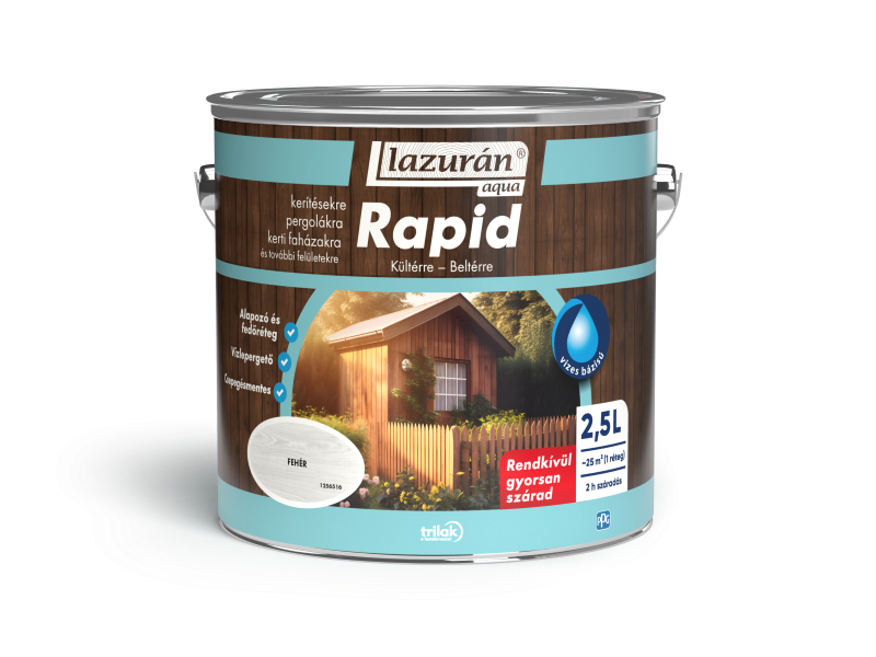 Lazurán aqua rapid vizes vékonylazúr
