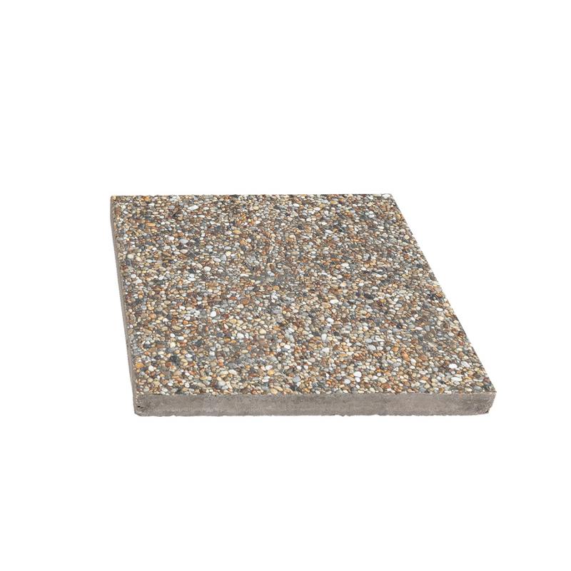 Frühwald Járdalap 4cm Tarka kavicsos 40x40cm (euro)